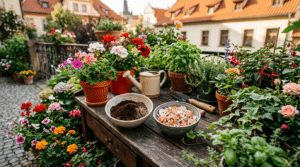 objevte jednoduché domácí hnojivo pro vaše květináče vyrobené ze dvou ingrediencí – snadný způsob, jak podpořit růst rostlin ve vaší městské zahradě.