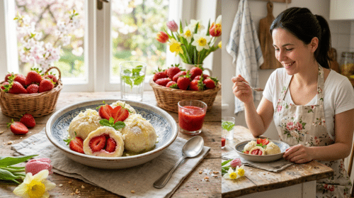 Jsem přesvědčen, že ovocné knedlíky s jahodami šetří čas i finance
